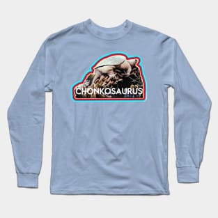 Chonkosaurus: Chicago River Snapping Turtle Long Sleeve T-Shirt